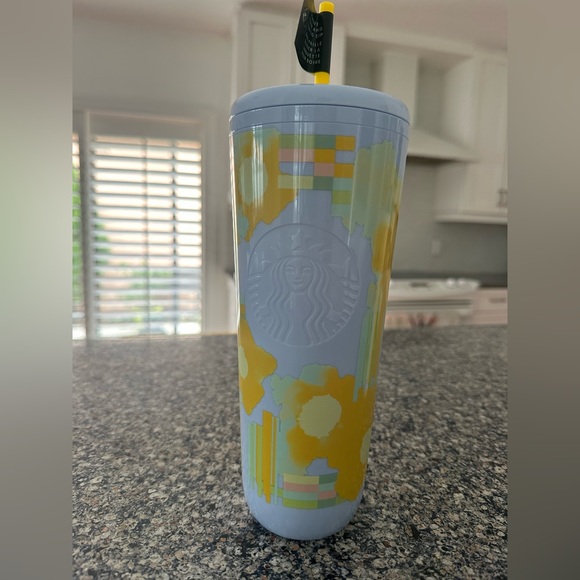 Starbucks Other - Starbucks Blue and Yellow Tumbler